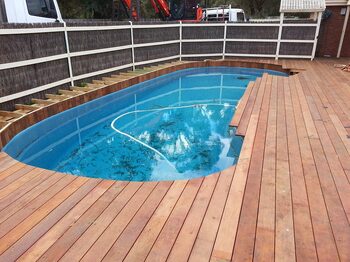 Deck construction project