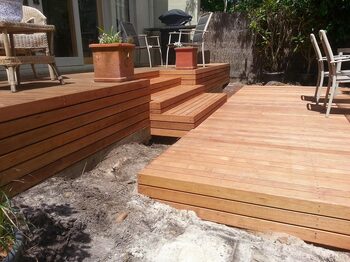 Deck construction project