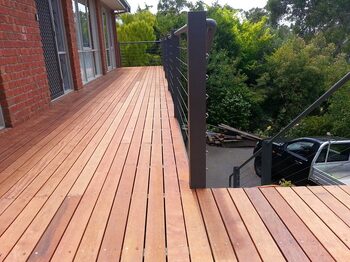 Deck construction project